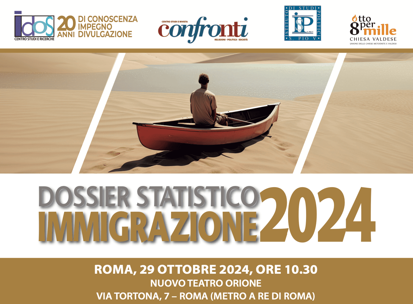 Invito alla presentazione del Dossier Statistico Immigrazione 2024